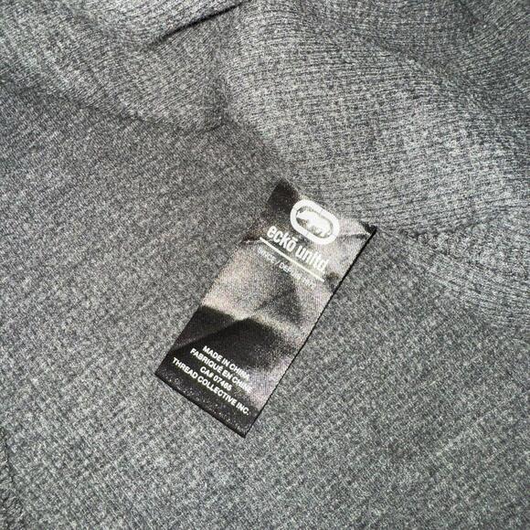 Ecko Unltd Y2K T-Shirt Mens L Thermal Waffle Long Sleeve Embroidered Logo Skater - Picture 6 of 8